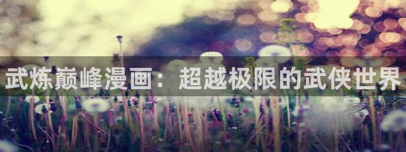 禁漫天堂怎么登陆：武炼巅峰漫画：超越极限的武侠世界
