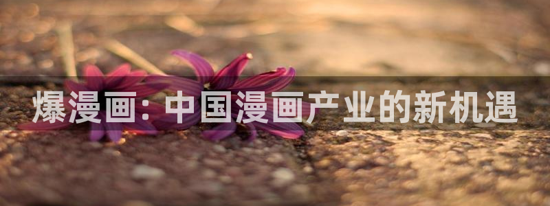 禁漫天堂网战：爆漫画: 中国漫画产业的新机遇
